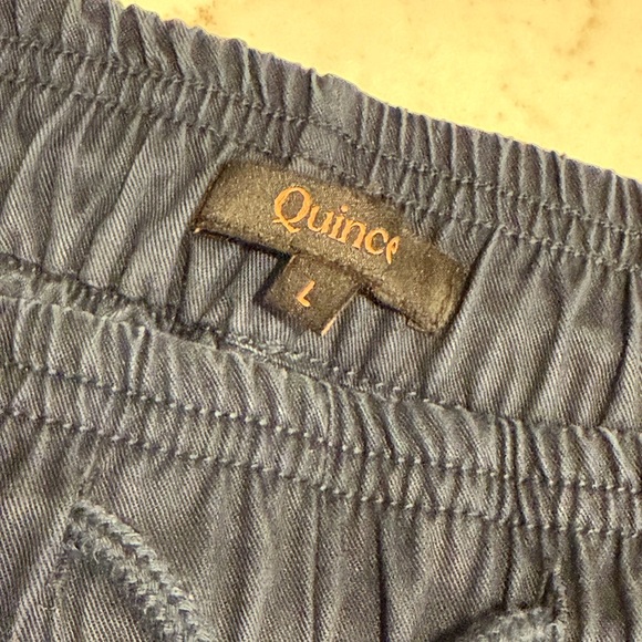 Quince vintage wash utility shorts navy blue - large - Picture 4 of 4